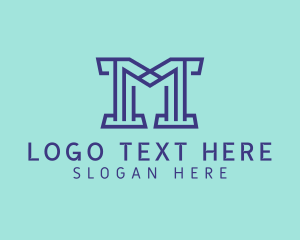 Educational - Generic Outline Letter M Company logo design