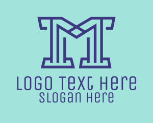 Digital Printing - Generic Letter M Property logo design