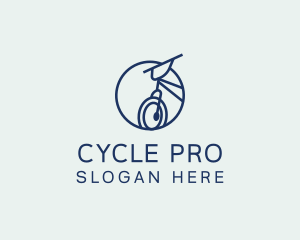 Biking - Sports Biker Racing logo design