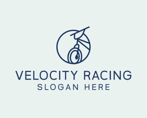 Sports Biker Racing logo design