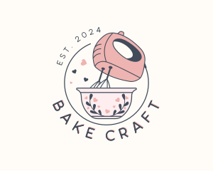 Baker Baking Mixer logo design