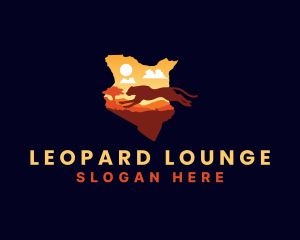 Leopard - Kenya Cheetah Savannah logo design