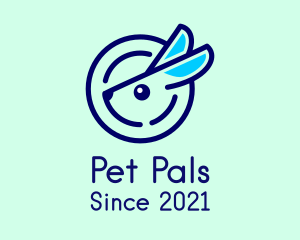 Pet Bunny Coin  logo design