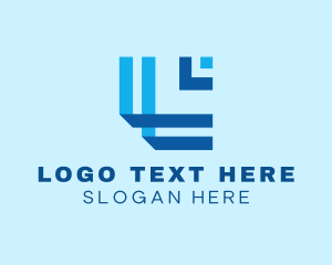 Factory - Generic Business Line Letter L logo design