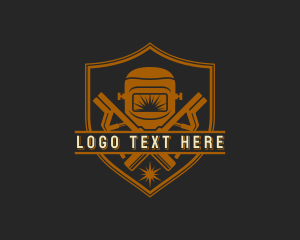 Fabrication - Welding Mask Steelworks logo design