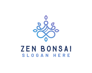 Yoga Meditation Zen logo design