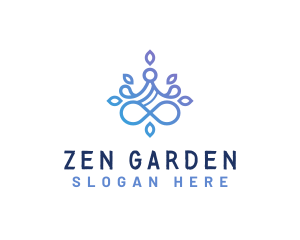 Yoga Meditation Zen logo design