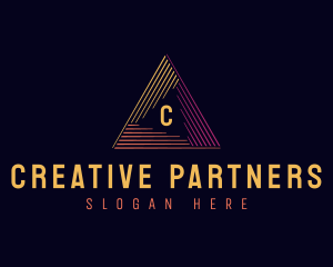 Pyramid Creative Agency logo design