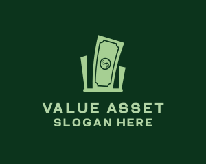 Money Cash Asset Dollar logo design