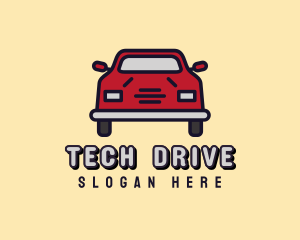 Simple Car Driving logo design