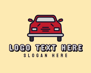 Car Rental - Simple Car Driving logo design