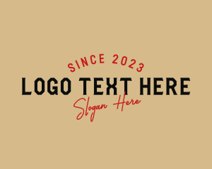 Retro Shop Business Logo