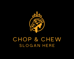 Fast Food - Crown Cheese Pizza logo design