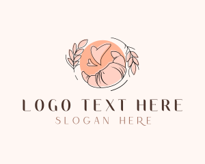 Bake - Croissant Baking Patisserie logo design