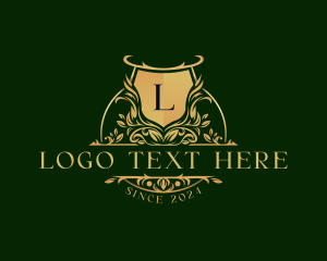 Lux - Premium Ornament Crest logo design