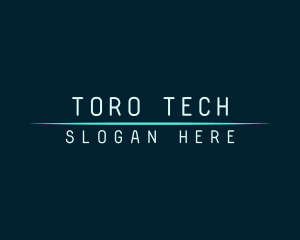 Futuristic Digital Tech logo design