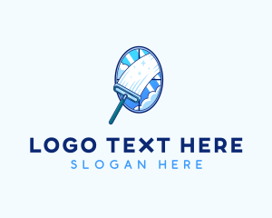 Window - Disinfection Window Cleaner logo design
