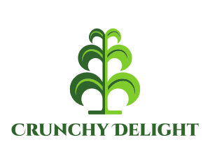 Cereal - Green Tree Plant logo design