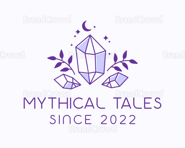 Crystal Gemstone Jewelry Logo