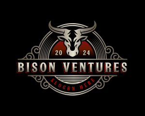 Bull Horn Cattle logo design