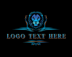 Vintage - Lion Crest Royalty logo design