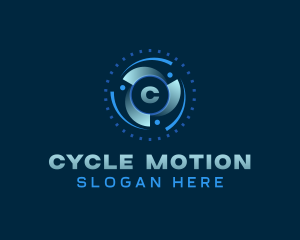 Propeller Motion Startup logo design