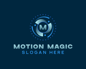 Propeller Motion Startup logo design