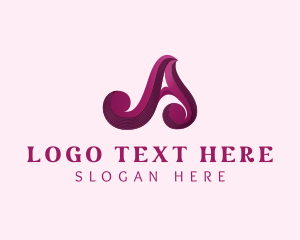 Fashion Stylist Letter A Logo