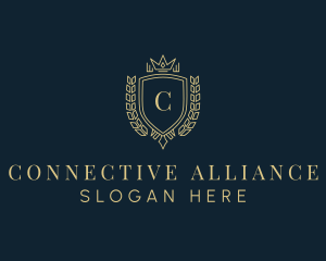 Association - Luxury Academy Crest logo design