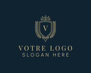Luxury Academy Crest logo design