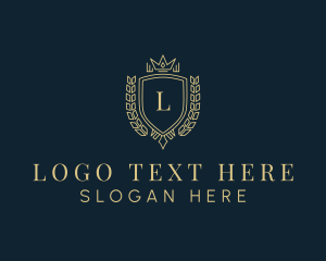 University - Luxury Academy Crest logo design