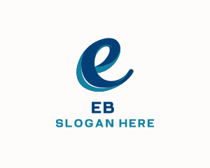 Online Market Letter E  logo design