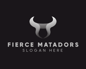 Bull Horn Head logo design