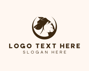 Feline - Animal Pet Veterinary logo design