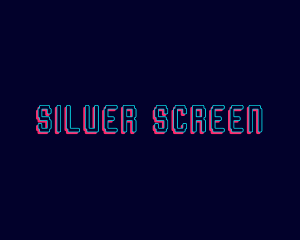 Game Streaming - Neon Glitch App logo design