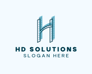 Business Company Letter H logo design