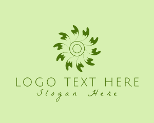 Elegant Daisy Ornament Logo