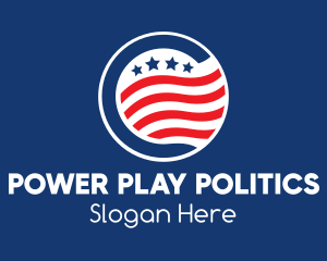 Politics - Stars & Stripes USA logo design