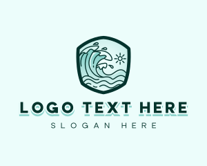 Bay - Ocean Tidal Wave logo design