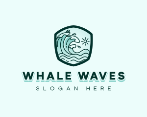 Ocean Tidal Wave logo design