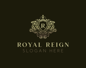 Royal Crown Shield logo design