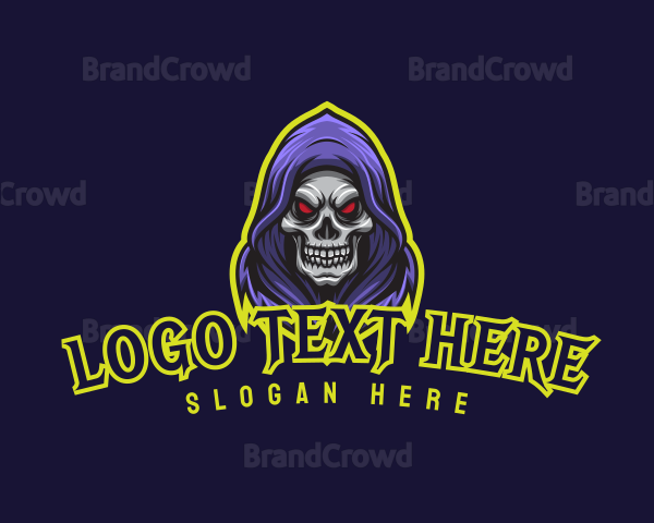 Hoodie Skull Gamer Logo