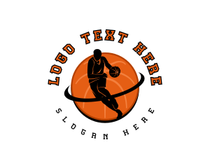 Varsity Player - Basketball Sports Athlete logo design