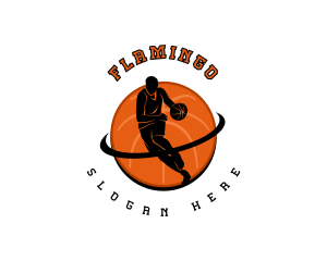 Basketball Sports Athlete Logo