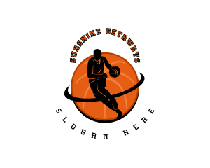 Basketball Sports Athlete Logo