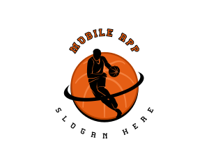 Basketball Sports Athlete Logo