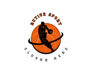 Player - Basketball Sports Athlete logo design