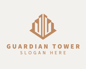 Building Apartment Tower logo design