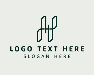 Lettermark - Generic Elegant Letter H logo design