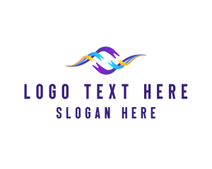 Advertising - Creative Startup Wave logo design